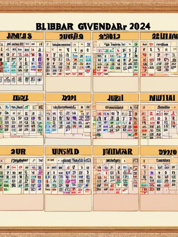 2024 Bihar Government Calendar Revealed!