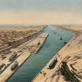 Navigating the Suez Canal: A Historical Waterway.