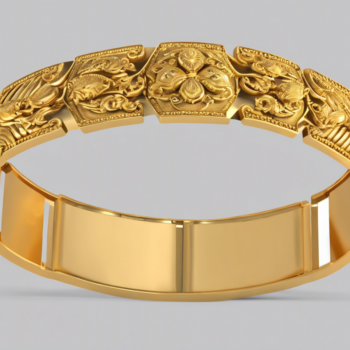 Stylish Gold Kada for Men: Elevate Your Look!